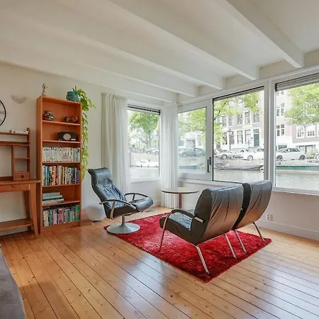 ספינת מלון Houseboat On The Nieuwe Keizersgracht אמסטרדם